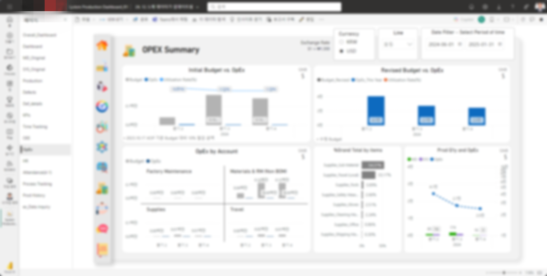 Power BI — OPEX 비용 분석
